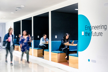 Employees at Arity office. 