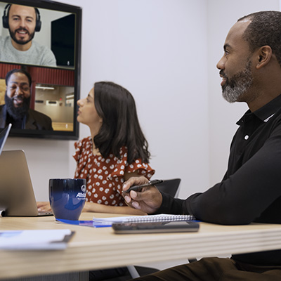 Team meeting virtuall.
