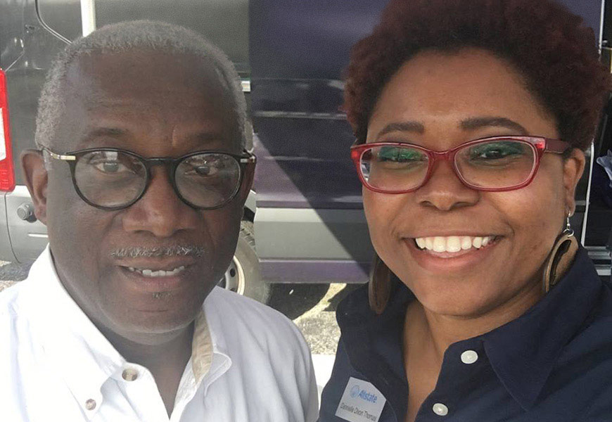 Richard Lee Dixon and Dannielle Dixon Thomas. 